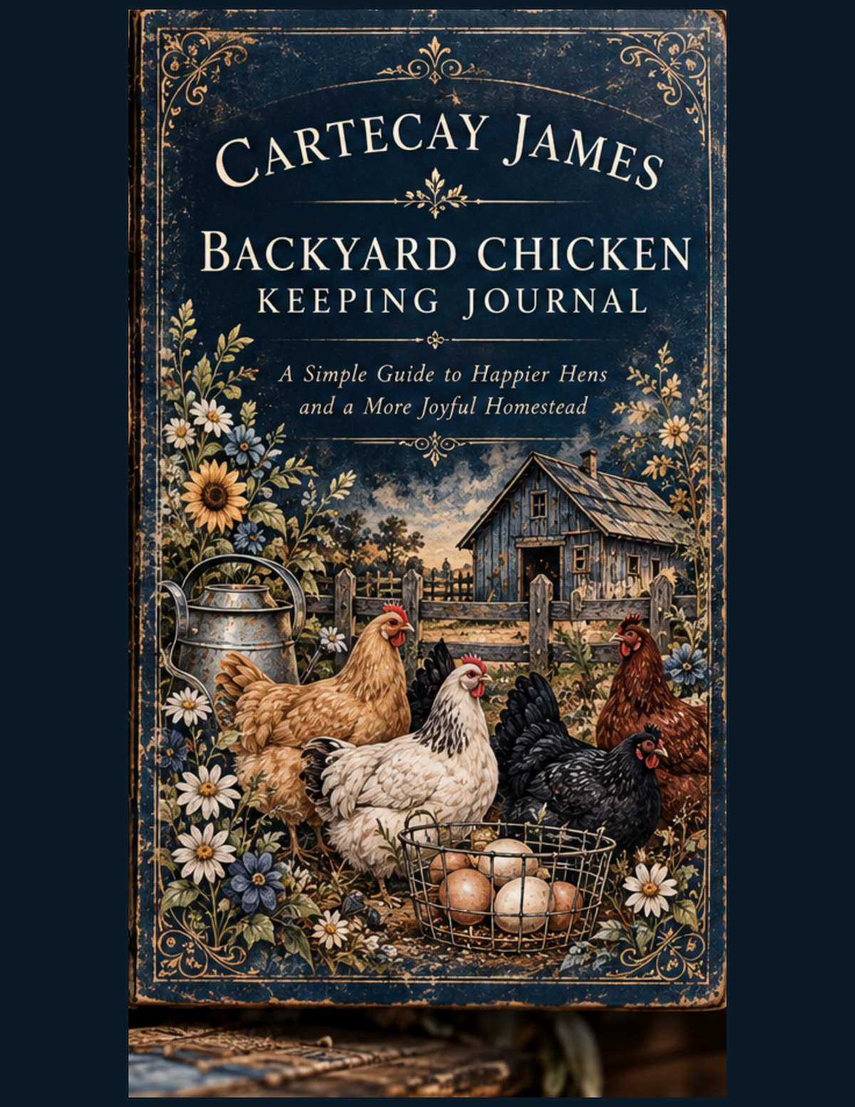 Cartecay James Backyard Chicken Keeping Journal | Printable Flock Planner